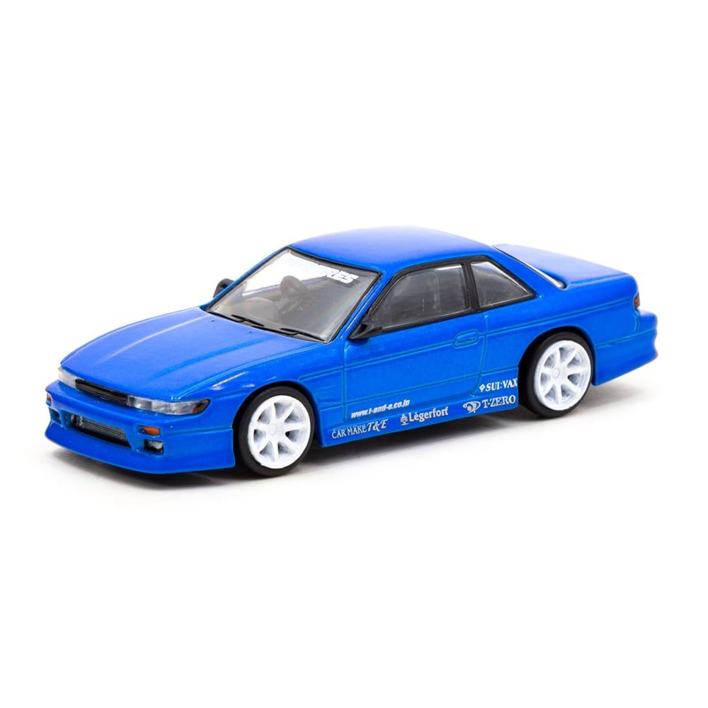 Tarmac Works 1 64 Vertex Nissan Silvia S13 Blue Metallic Toyo Tires Diecast Scale Model Car OZON 1698426689