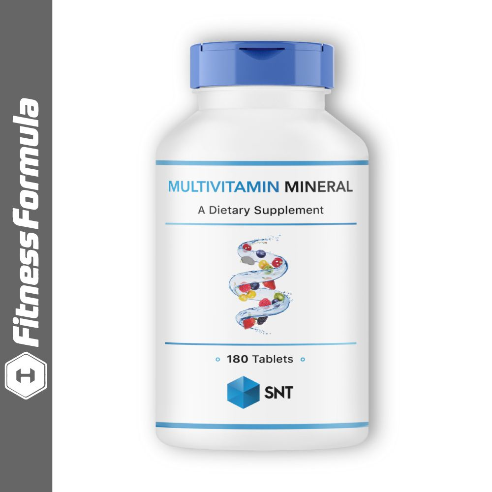 SNT Multivitamin Mineral, 180 таблеток, Витаминно-минеральный комплекс для поддержания здоровья всей #1