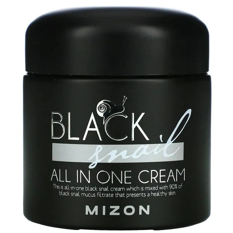 Крем для лица с экстрактом черной улитки 75мл MIZON Black Snail All In One Cream  #1