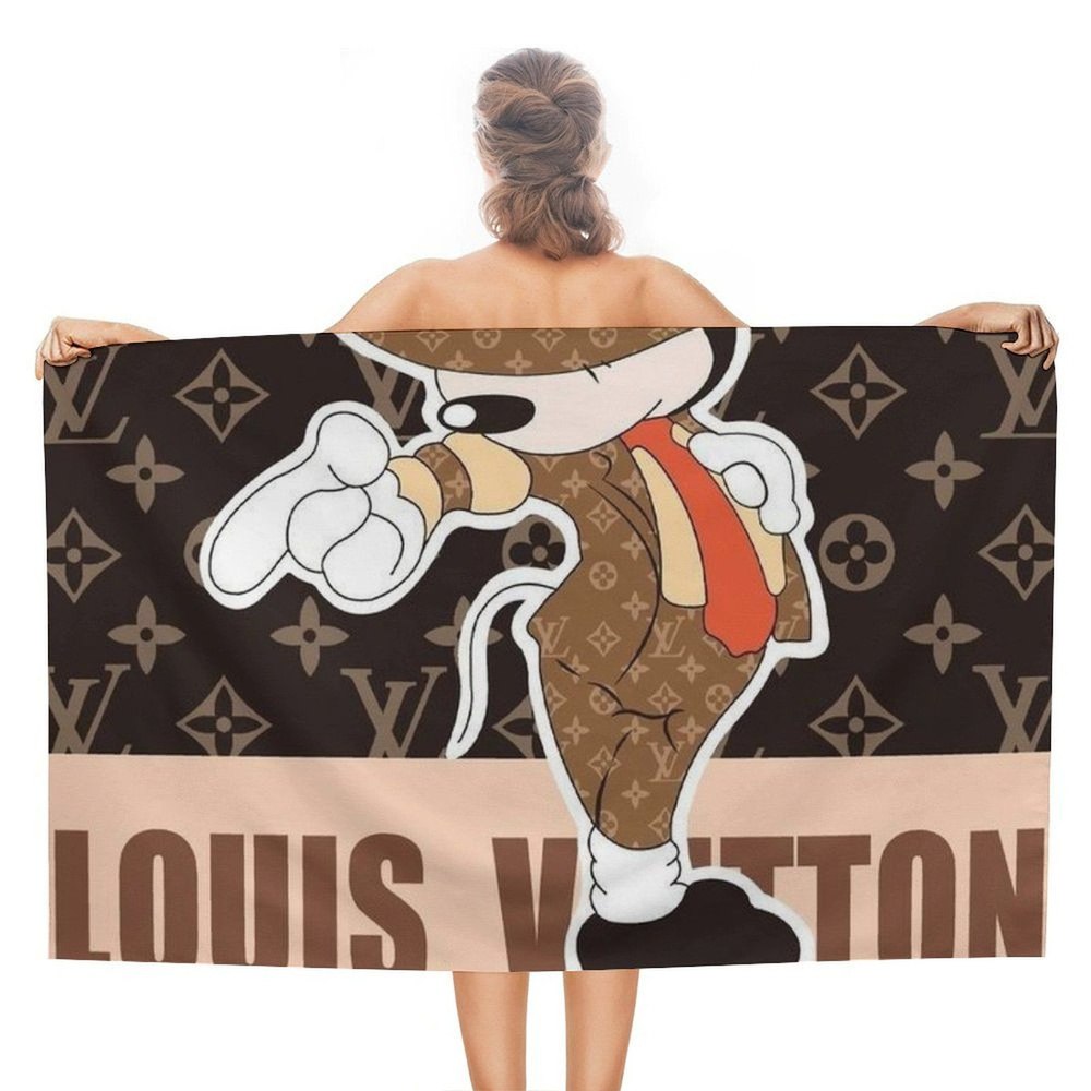 Louis Vuitton Полотенце для ванной, Терилен, 80x130 см, разноцветный, 1 шт.  #1