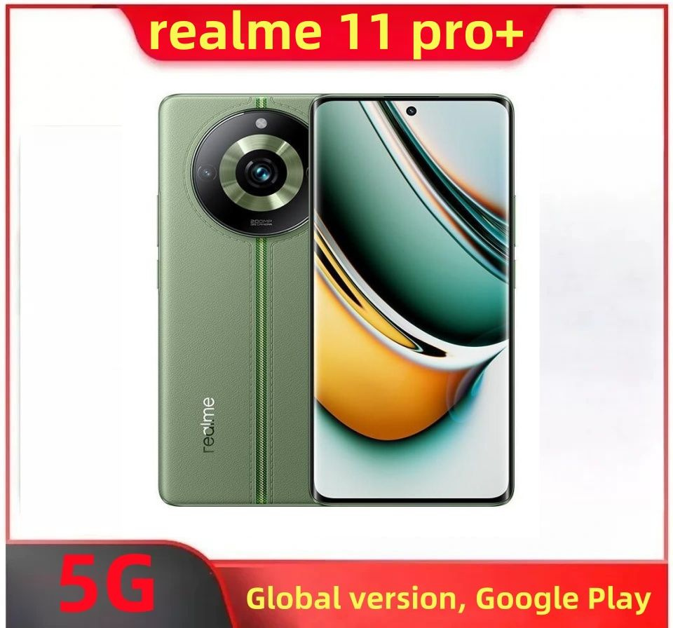 realme Смартфон Смартфон realme 11 Pro+ (с NFC, Google Play, изогнутый дизайн экрана, 200 млн пикселей) #1