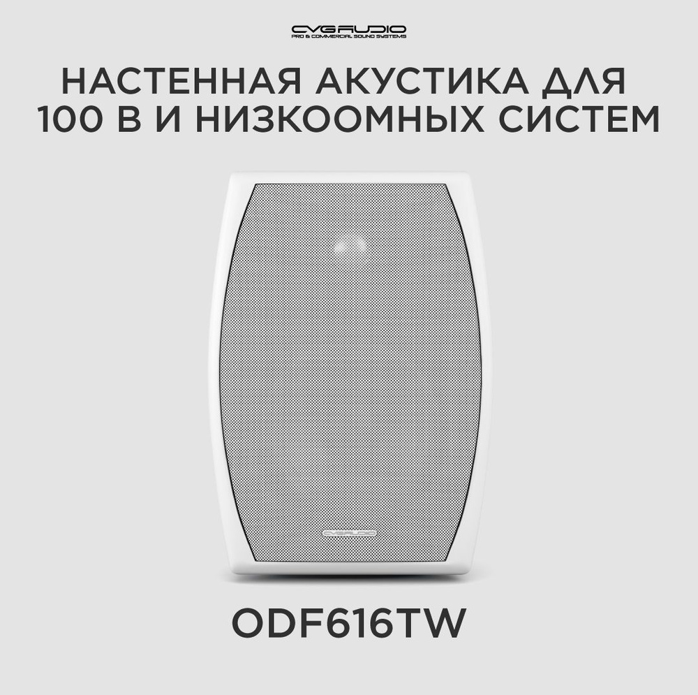 CVGAUDIO ODF616TW Двухполосная настенная акустическая система  #1