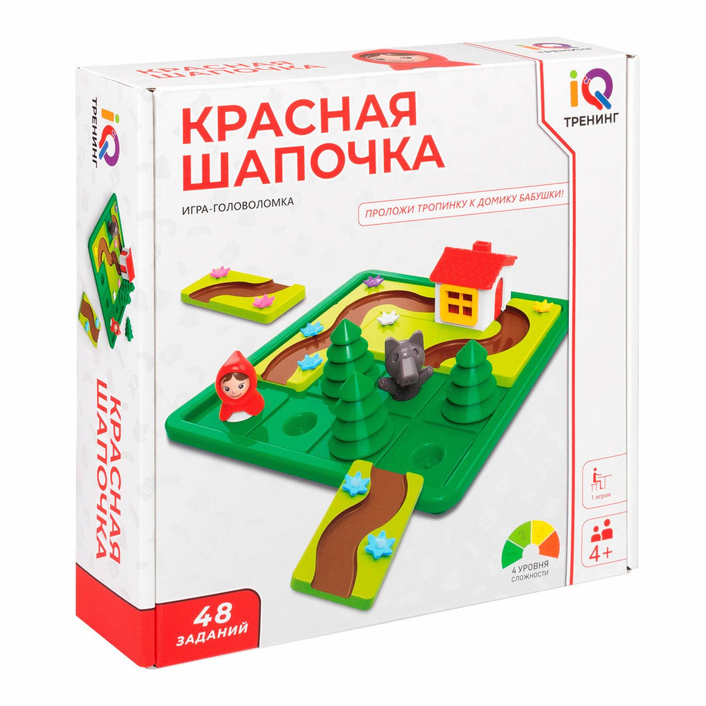 IQ ТРЕНИНГ Настольная логическая игра Красная шапочка Т25562  #1