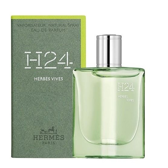 HERMES H24 HERBES VIVES men мужская парфюмерная вода 50 ml / Духи мужские Гермес 24 часа Хербес парфюм #1