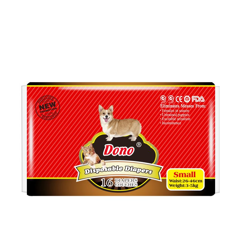 Одноразовые впитывающие пояса для сука DONO FEMALE PET DIAPER размер S 16 штук  #1