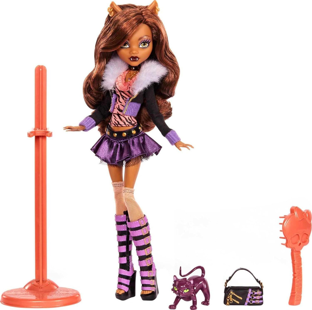 Кукла Monster High Reproduction Монстер Хай Клодин Вульф Базовая с питомцем  #1