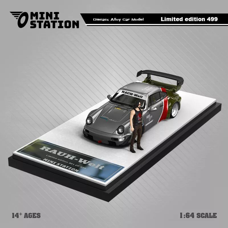 Коллекционная машинка Mini Station 1:64 RWB 964 SAMURAI 2077
