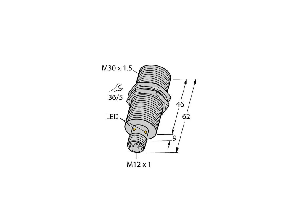 TURCK BI10U-M30-AP6X-H1141 1636140 Индуктивный датчик PNP #1