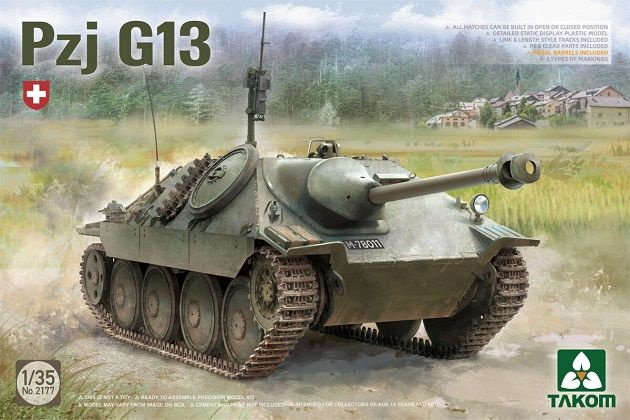 2177 Takom Самоходное орудие Pzj G13 1/35 #1