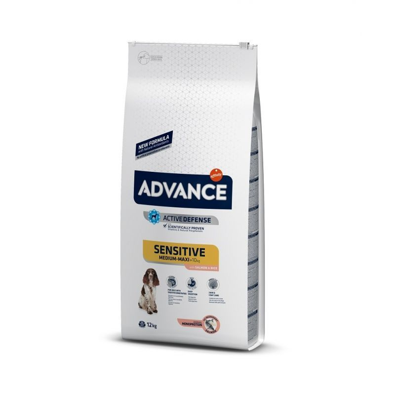 Корм для взрослых собак, Advance Dog Sensitive, лосось, 12 кг. #1