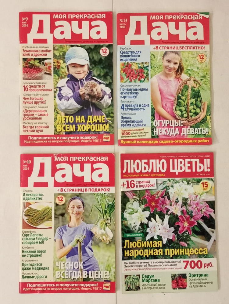 Журнал "Моя прекрасная Дача" №9,10,13/2014, №7/2012 (в комплекте 4 журнала)  #1