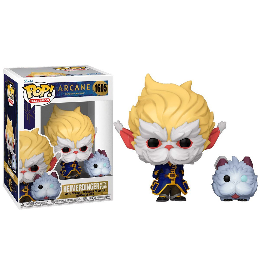 Фигурка Funko Pop! Arcane: League of Legends: Heimerdinger with Poro (Фанко Поп Хеймердингер с Поро из #1