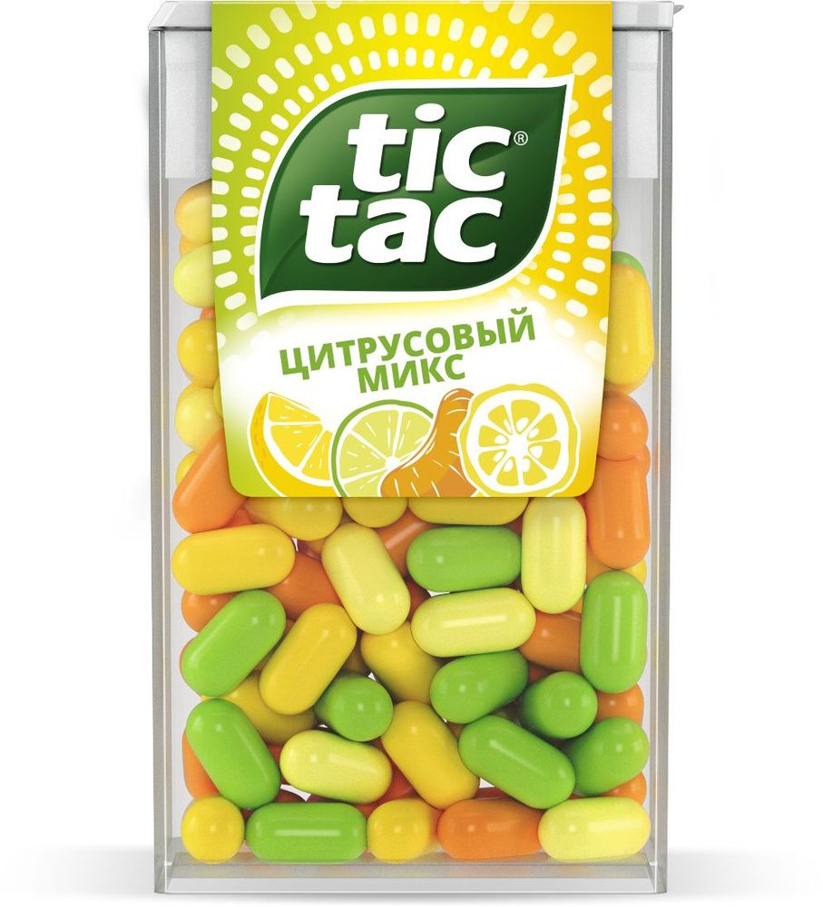 Tic Tac Драже Цитрусовый Микс, 49 г #1