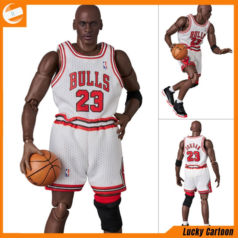 фигурка Майкл Джордан Чикаго Буллз Белый Джерси / Michael Jordan Chicago Bulls Figure (16.5cm)  #1