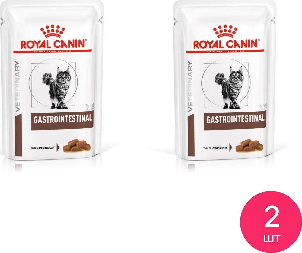 Корм для кошек влажный Royal Canin / Роял Канин Gastrointestinal для взрослых животных при расстройствах #1