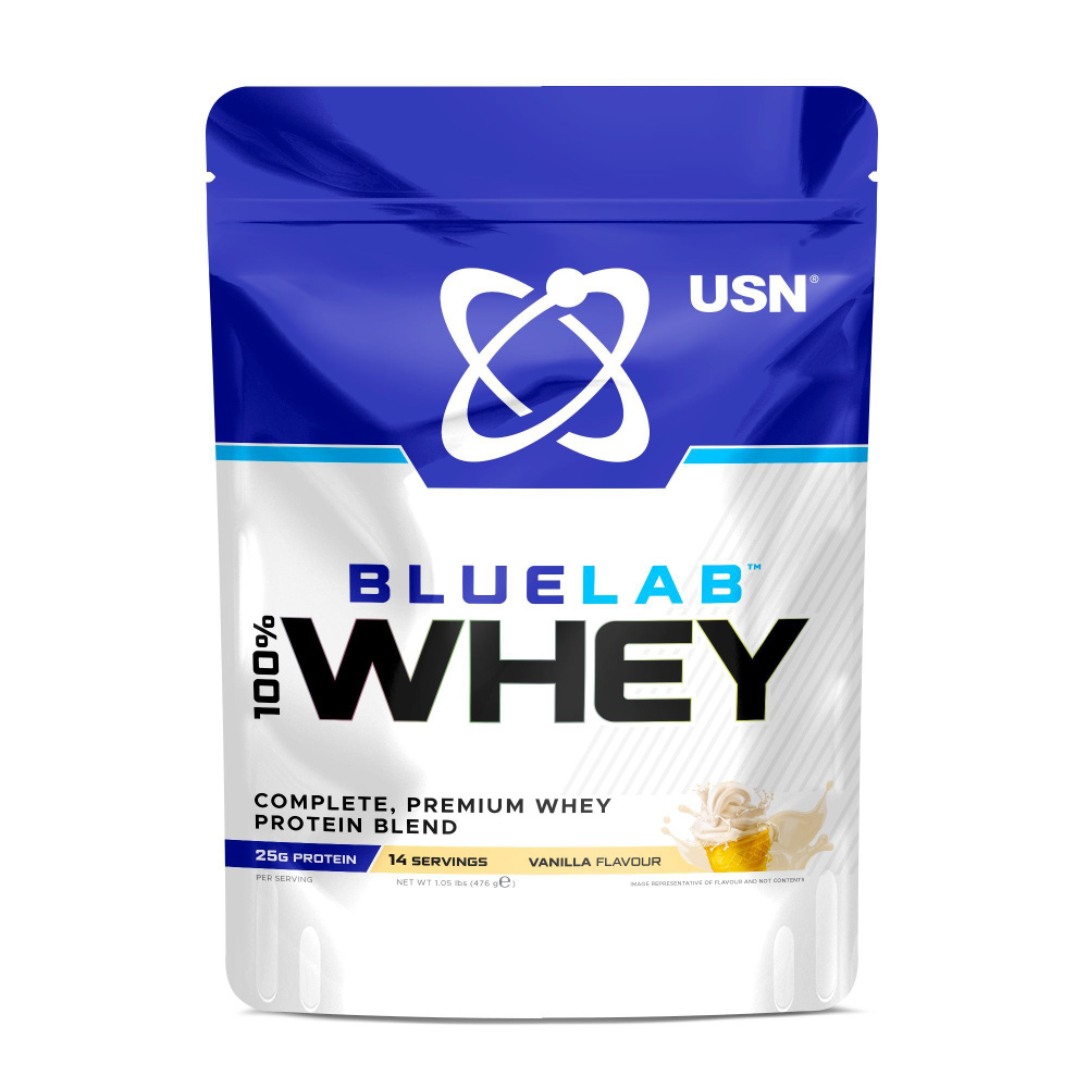 USN Сывороточный протеин Blue Lab Whey 476 г, Ваниль #1