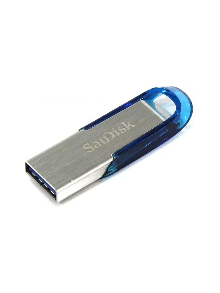 Накопитель USB 3.0 128GB SanDisk Ultra Flair SDCZ73-128G-G46B синий #1