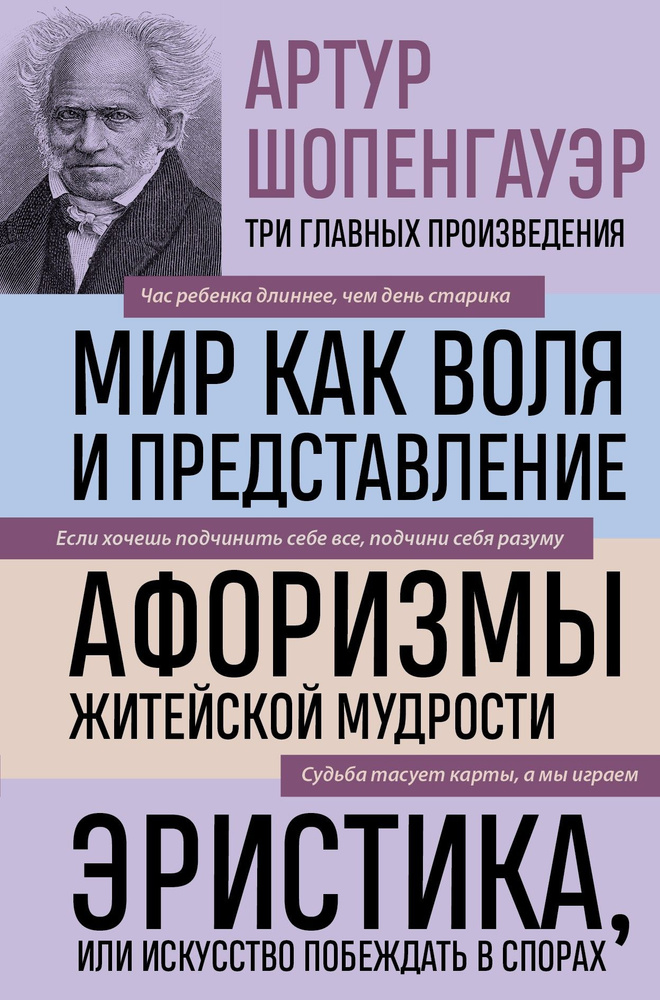 Артур Шопенгауэр. Мир как воля и представление. Афоризмы житейской мудрости. Эристика | Шопенгауэр Артур #1