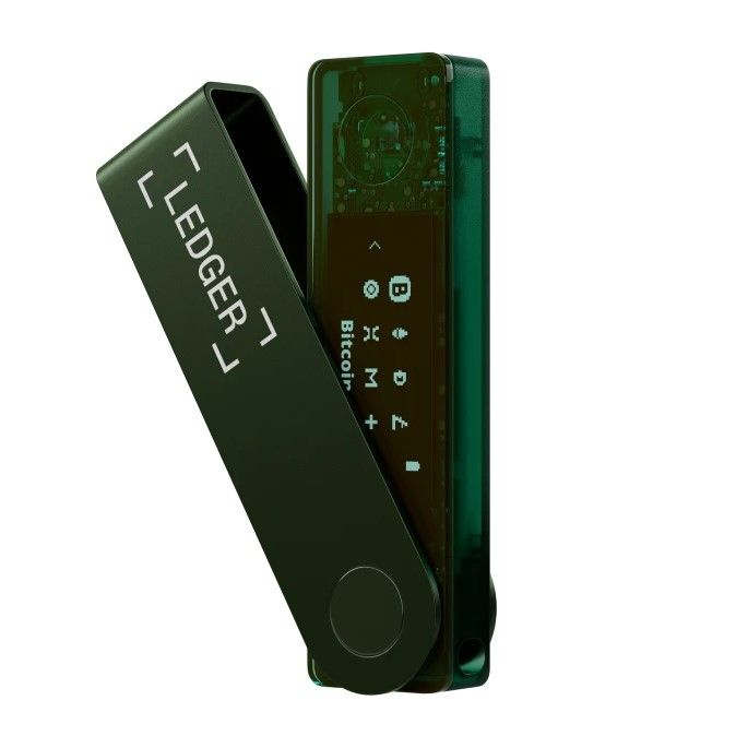Аппаратный криптокошелек Ledger Nano X Emerald Green 2025 на русском ...