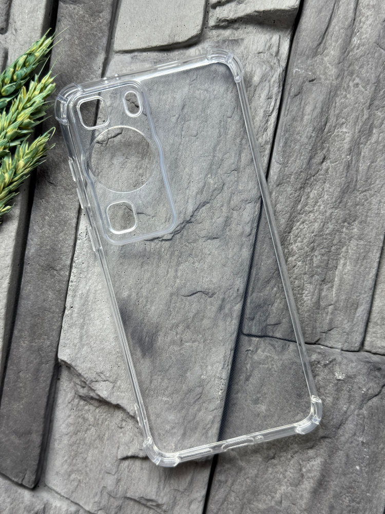 Чехол для Huawei P60 / Huawei P60 Pro ( Хуавей P60 / P60 Про ) / противоударный / с защитой камеры / #1