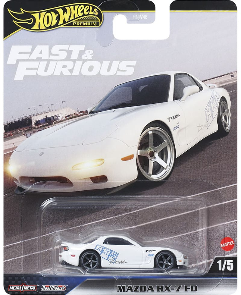 Машинка Mattel Hot Wheels 2025 HNW46 Mazda RX-7 FD купить на OZON