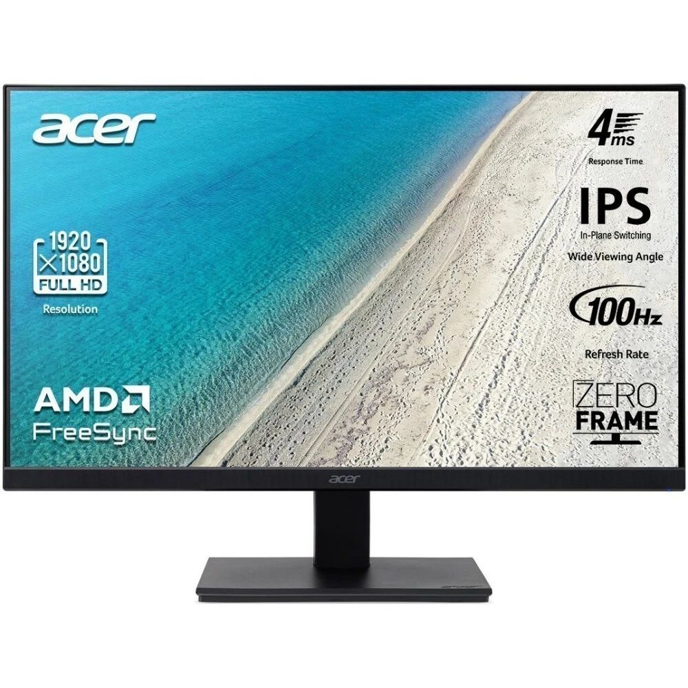 Acer 21.5" Монитор, IPS, 1920x1080 Full HD, 100 Гц, черный #1