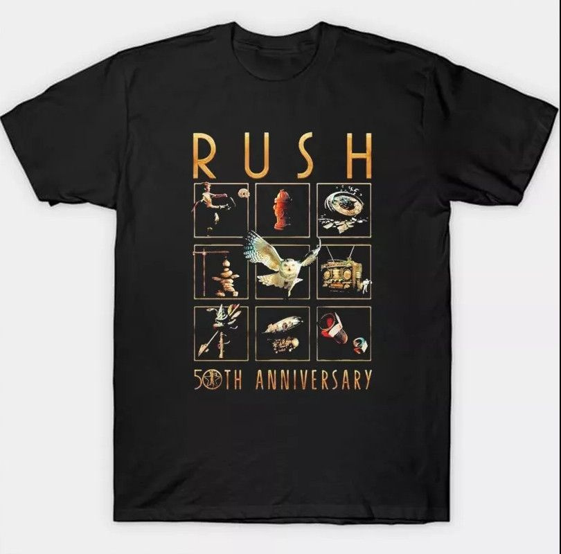 Футболка Футболка New RUSH Band 50th anniversary Gift For Fans Unisex size S 5XL 1 шт #1