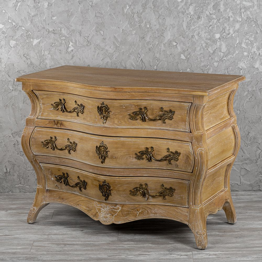 Комод из массива акации "Гранде", Decor of today, 122х66х91, дуб сонома #1