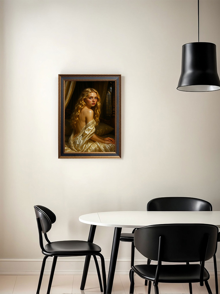 IKEA Картина "Узоры на картинах в рамках используются для украшения" 30x40 см #1