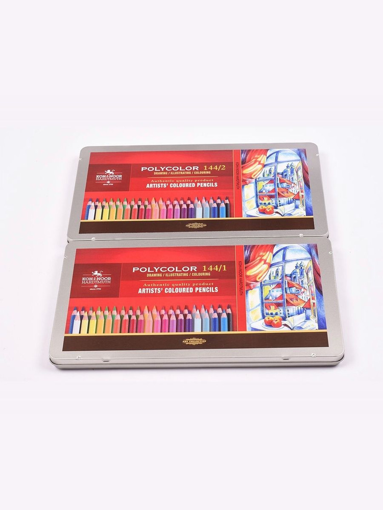 Набор цветных карандашей Koh-i-Noor POLYCOLOR 3828, В Мягкий, 144 цвета #1