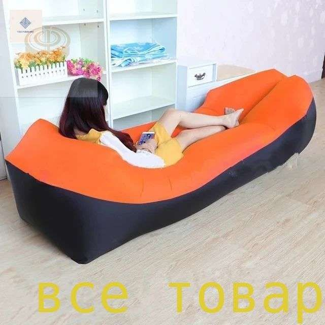Диван раскладной 70х30х50 см,оранжевый #1