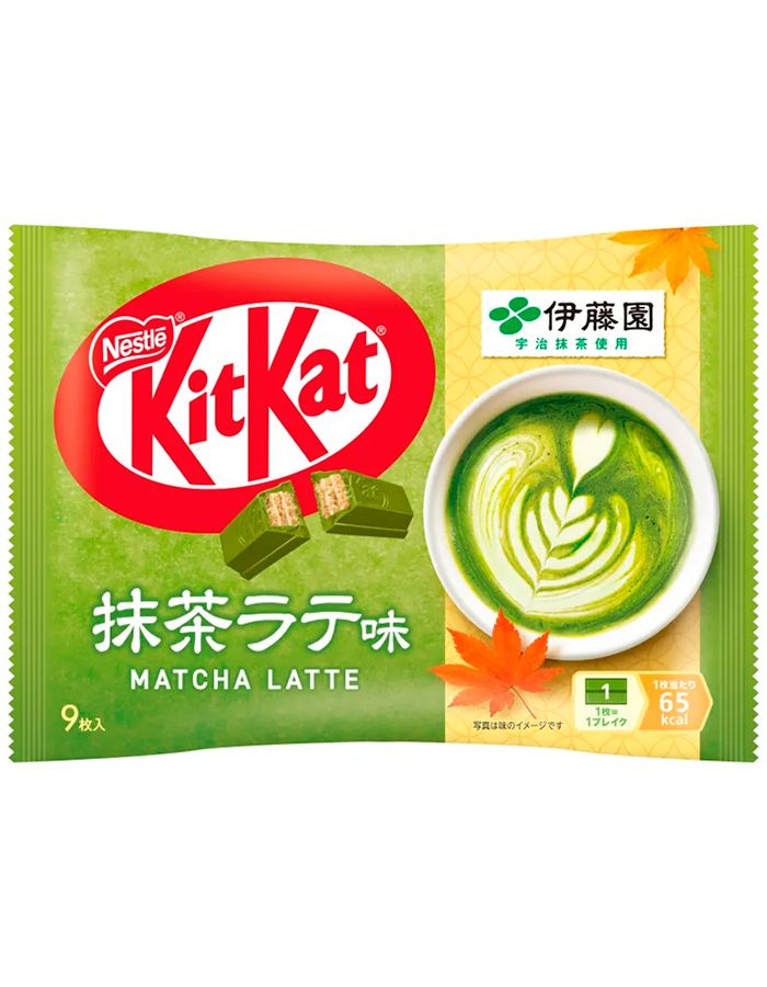 Шоколад KitKat Matcha Latte КитКат Матча Латте 9шт #1