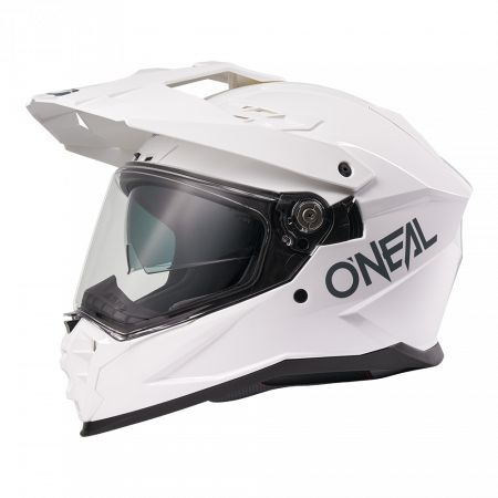Мотошлем кроссовый со стеклом O'NEAL D-SRS, глянец - белый, L #1