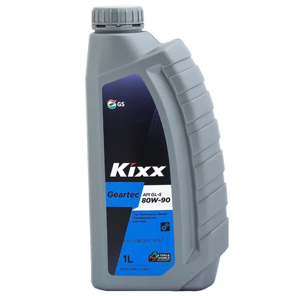 Масло трансмиссионное GL-5 KIXX Geartec 75w90 GL-5 4л. полусинт. (для редукторов)