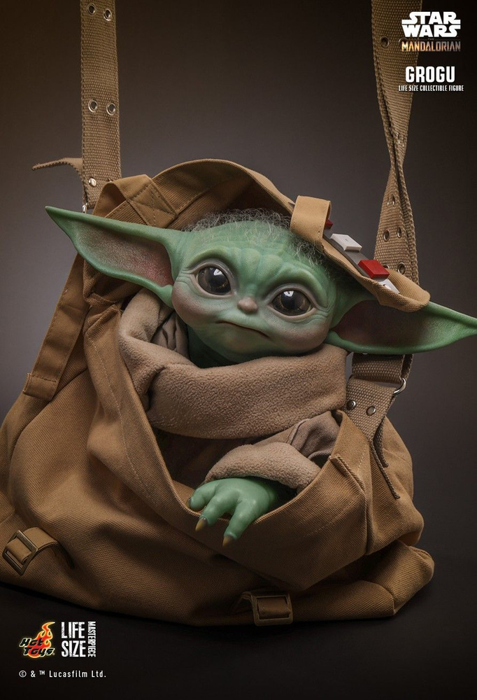 Hot Toys LMS015, Star Wars: The Mandalorian Grogu Life-Size