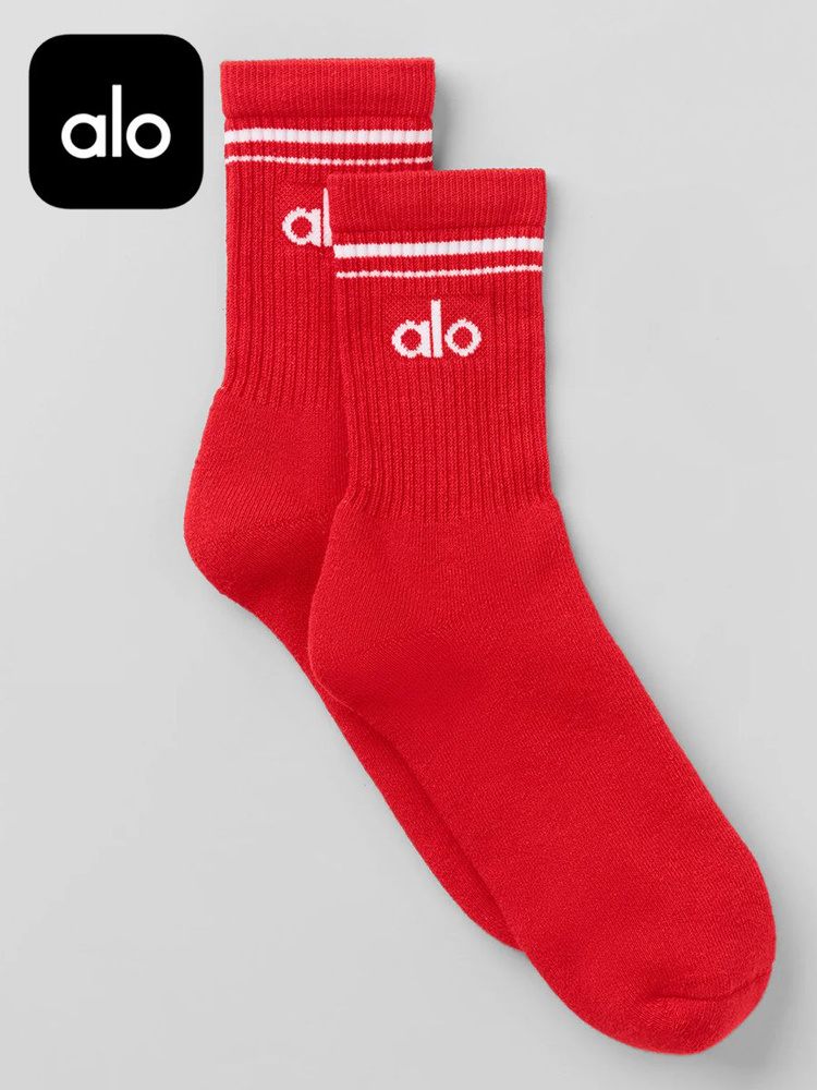 Носки Alo Yoga женские Half-Crew Throwback Sock #1