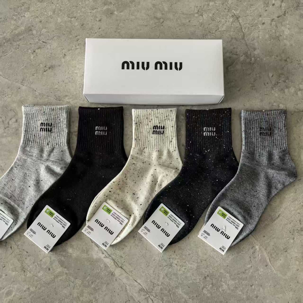 Носки Uniqlo женские Удобные и дышащие женские носки 5 пар #1