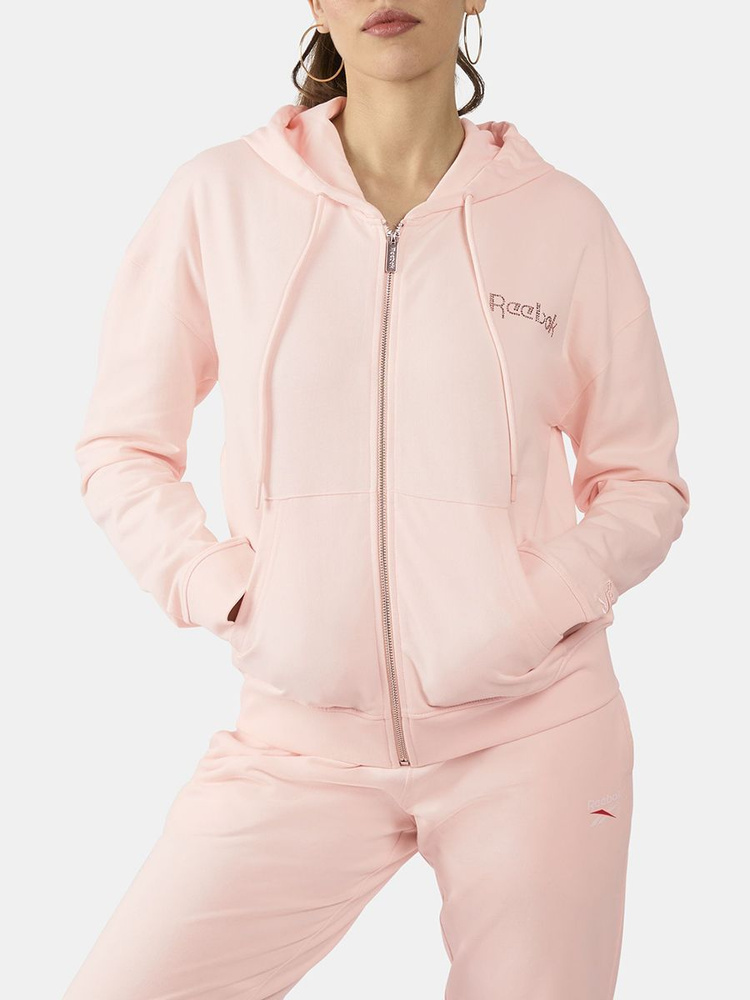 Худи Reebok STUDDED LOGO FULL ZIP HOODIE #1