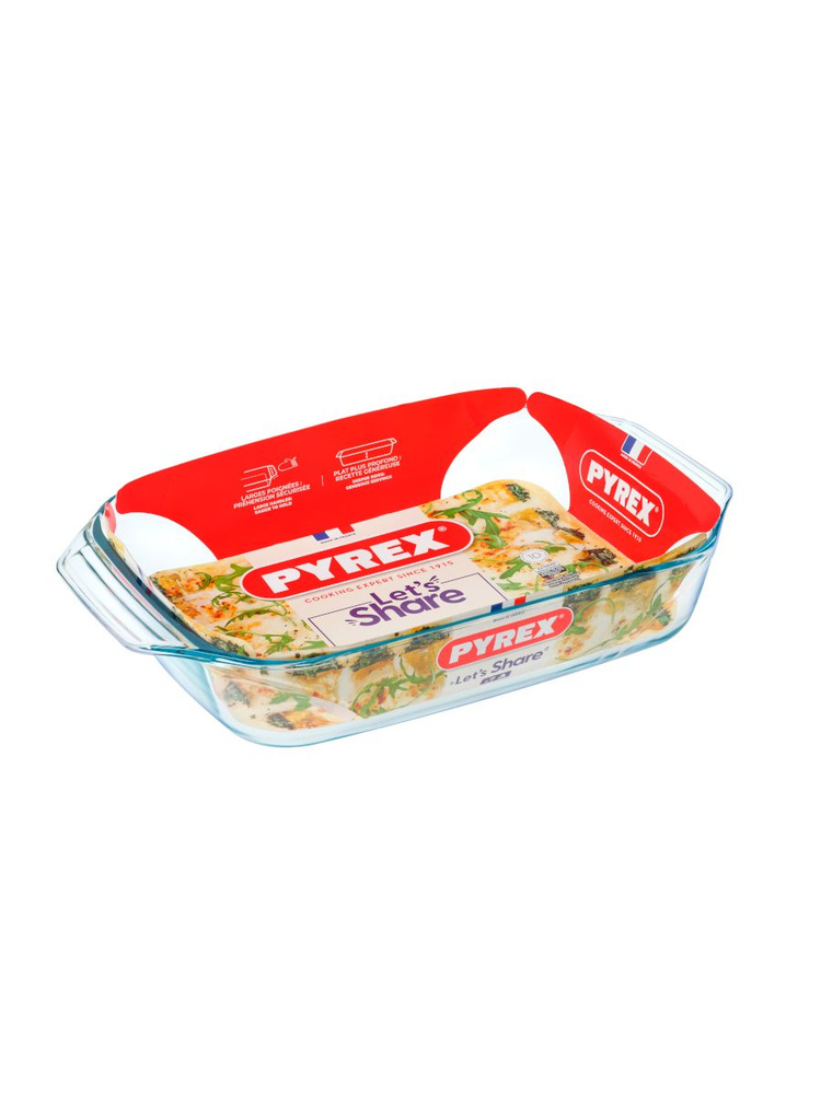 Форма для запекания PYREX Let's Share 4 л 39x25см прямоугольная #1