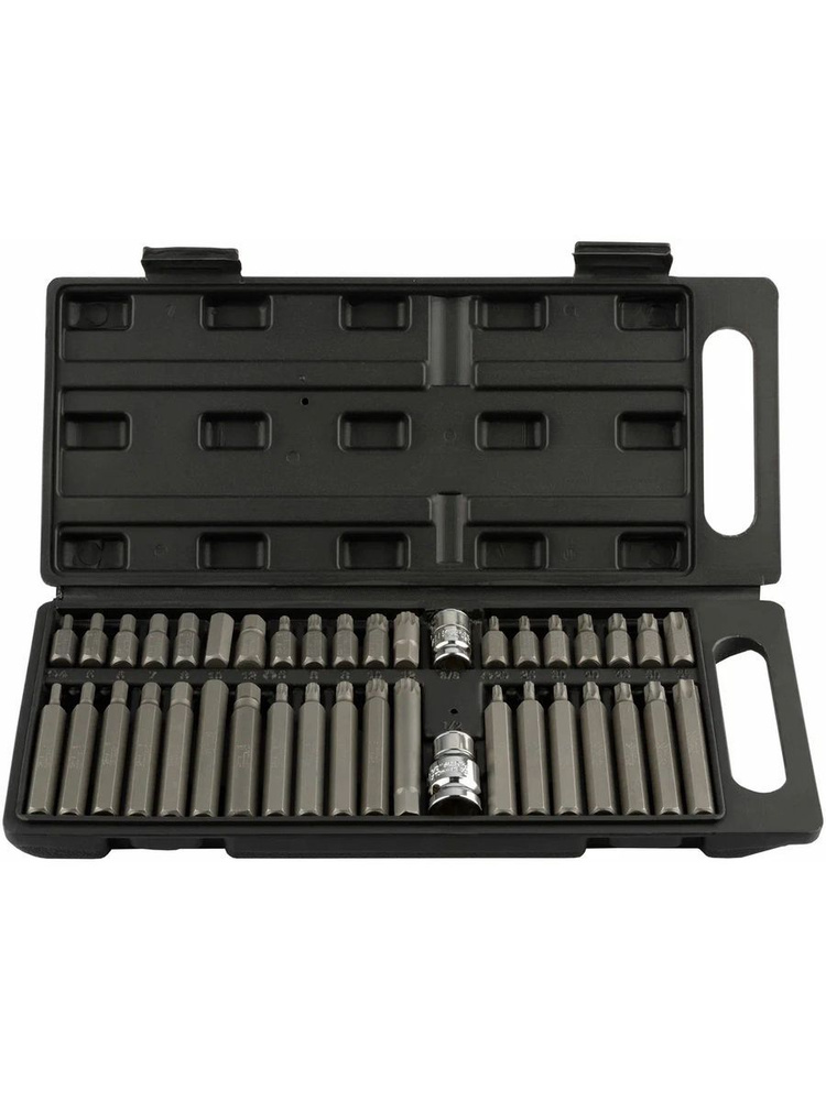 Набор бит HEX, TORX, SPLINE (40 пр.) L=30mm L=75mm АвтоDело