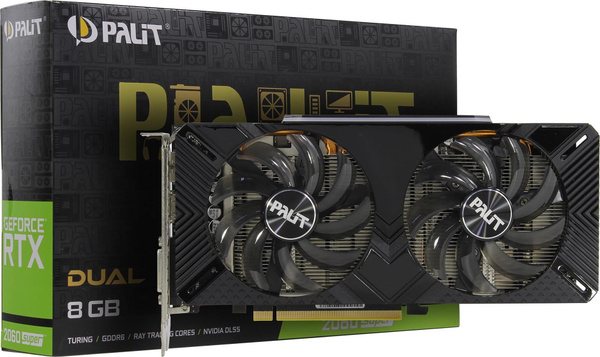 PALIT GeForce® RTX 2060 SUPER™ DUAL PALIT GeForce RTX 2060 SUPER DUAL 8GB GDDR6 – Compumarts Egypt
