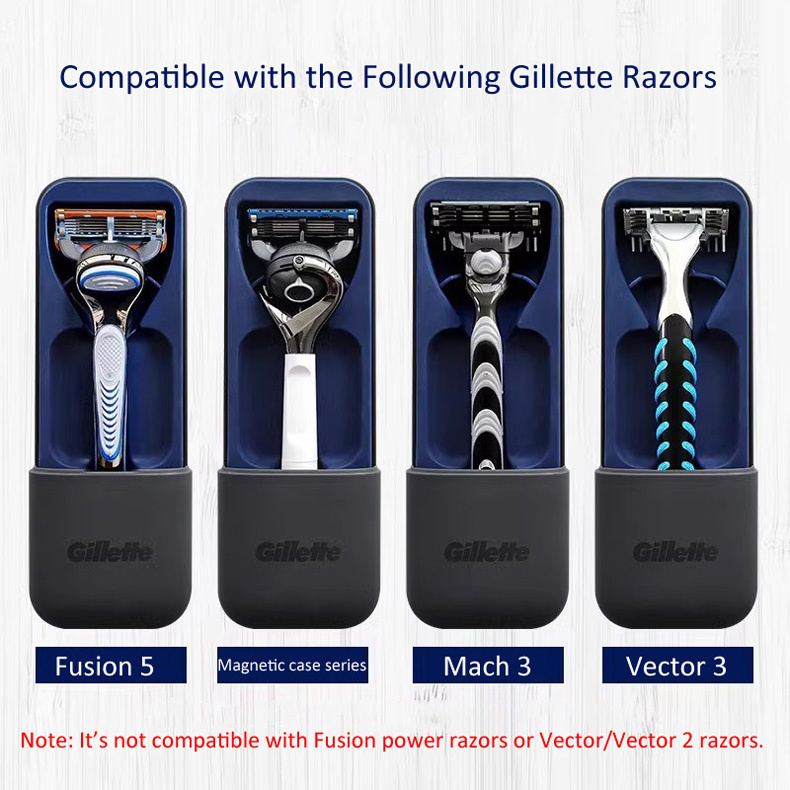 Портативный футляр Gillette для бритвы, магнитный защитный чехол купить ...
