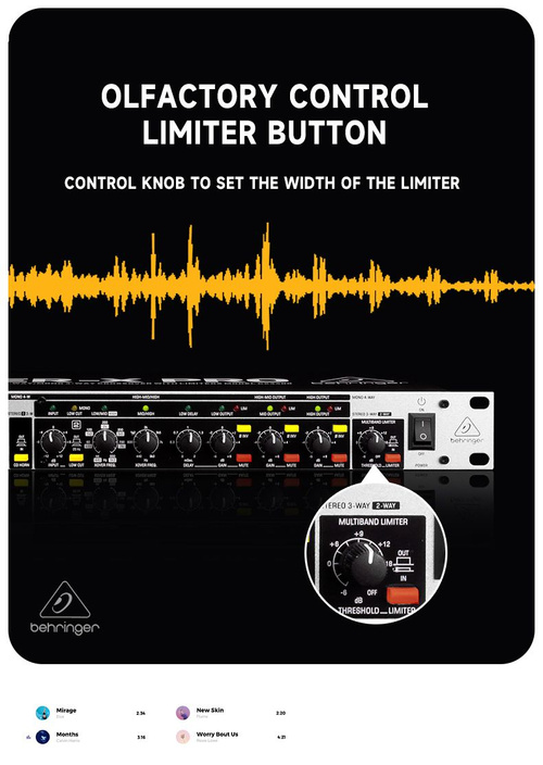 Behringer-Super-X PRO CX3400 Высокоточный электронный кроссовер