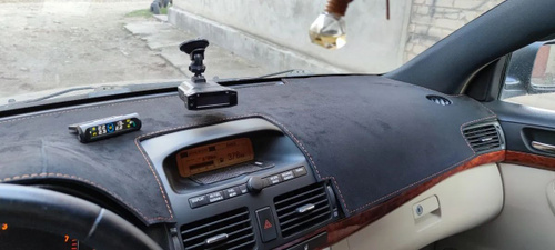 Накидки на панель Toyota Avensis T250 2003-2008 из Алькантары