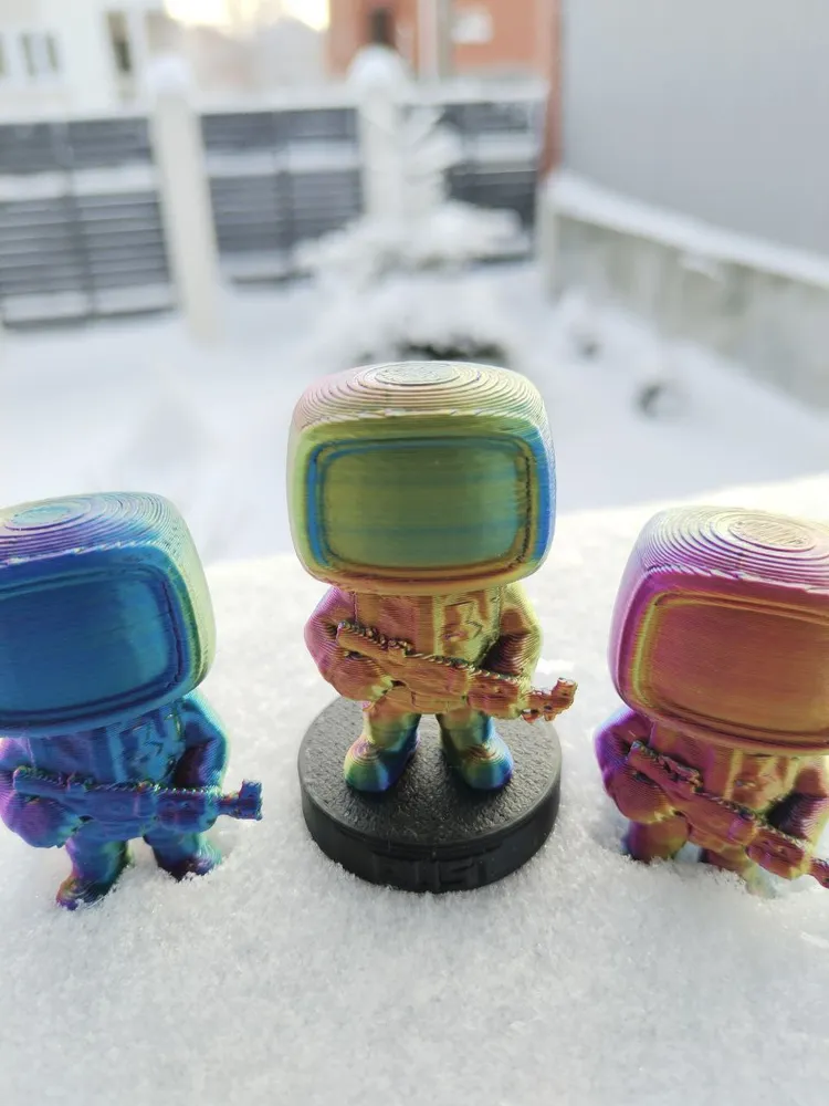 Хазмат, разноцветный, 5см