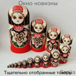 Матрешка высота 30 см, количество мест15 Подобрали для вас