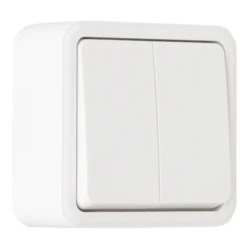 Выключатель одноклавишный накладной