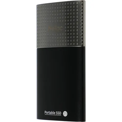 Внешний накопитель SSD External Netac 500Gb Z9 (USB3.2, up to 550/480MBs, 90х47.5х11.5mm, Aluminium+