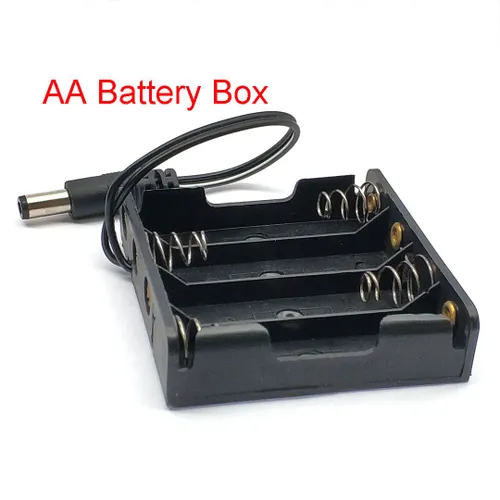 4 Сегмент 5 AA DC5.5 * 2.1MM разъем DC