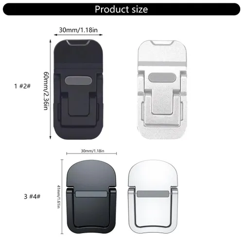 Портативная подставка для ноутбука, 2 шт., Серебряный синглфрейм